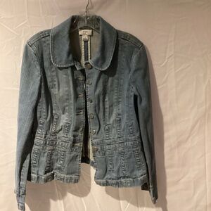 Loft denim jacket size 8